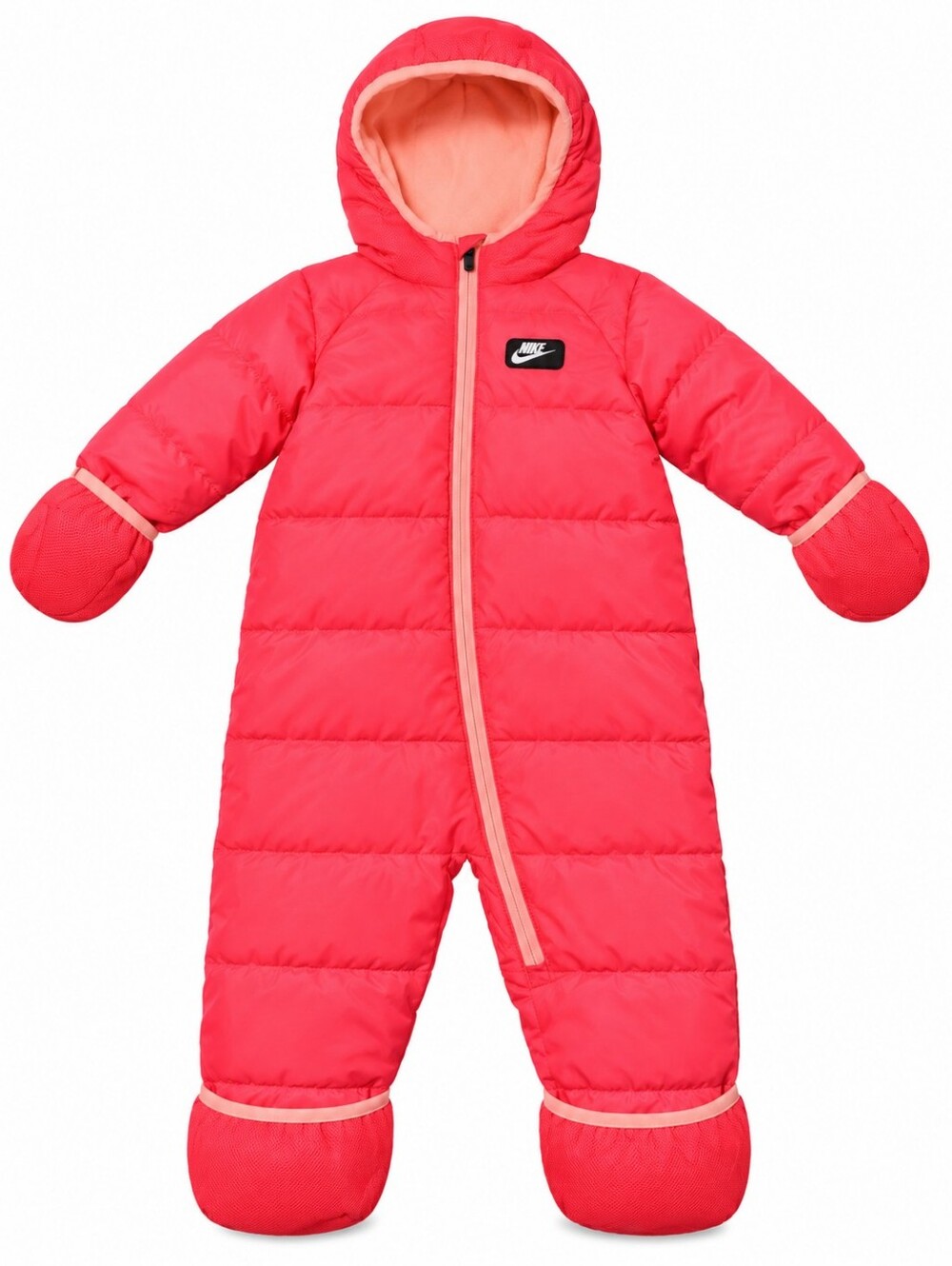Nike Hooded Kids Puffer One-Piece Pink